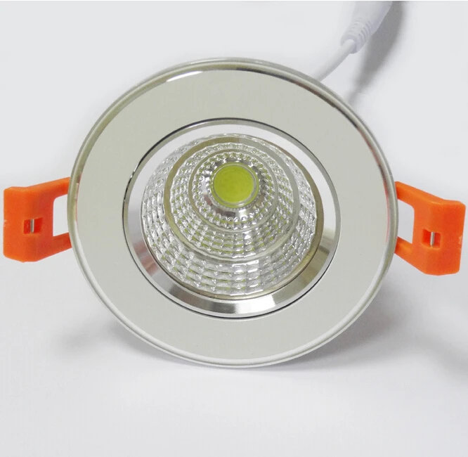 

Free Shipping Led downlight Dimmable 9W 12W 15W Cob led down light for home lighting AC85-265V recessed ceiling lamp