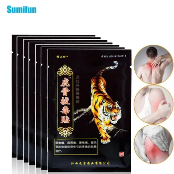 Sumifun 104Pcs/13Bags Tiger Balm Pain Relief Patch Back Neck Muscle Joint Arthritis Plaster D1550 sumifun 8pcs bag pain relief patch health care blood circulation back neck muscle rheumatoid arthritis plaster c1537