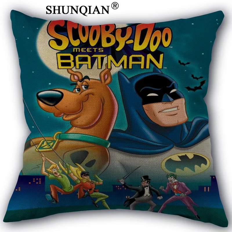 Pillowcase Новое поступление scooby doo льняная наволочка для подушки Постельное белье декоративная наволочка индивидуальный подарок 45x45 см с одной стороны - Цвет: Pillowcase