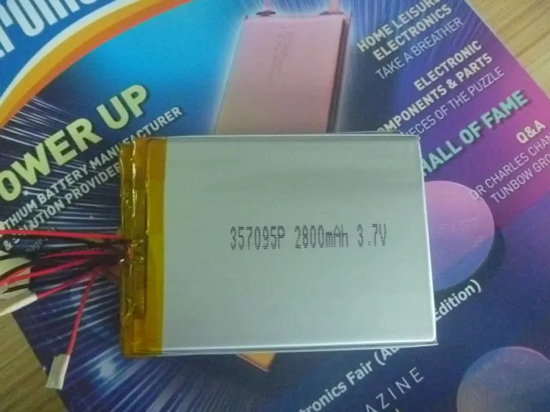 android tablet replacement battery tablet PC battery 357095 2800mAh
