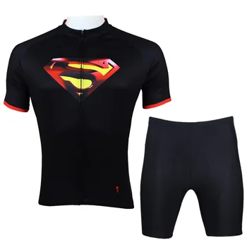 

Cool Superman Cycling Jersey American Hero themed Bike Jersey for boys