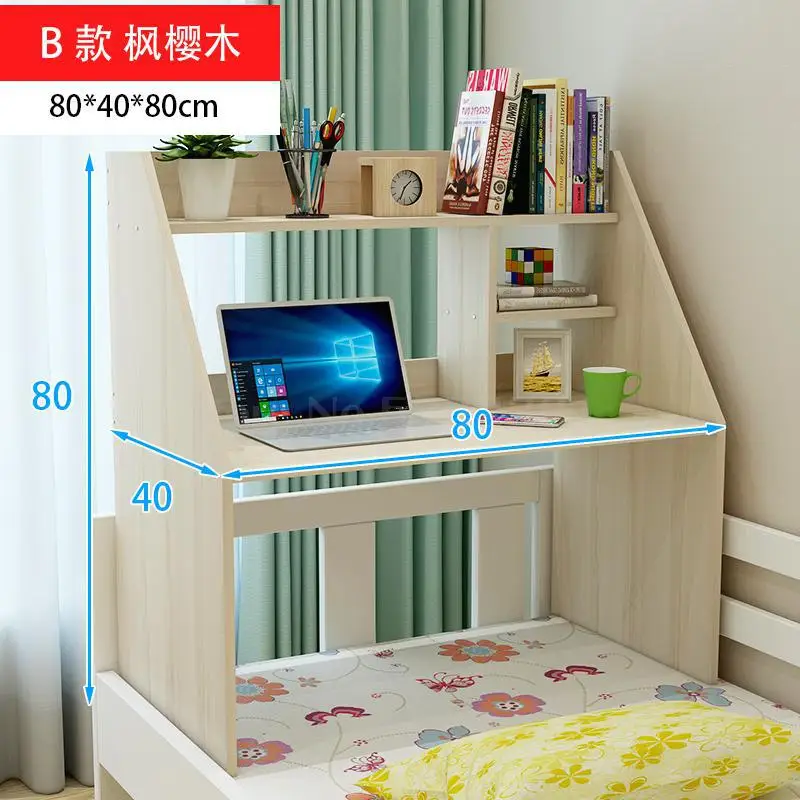 Bed, Desk, Notebook, Computer Desk, College Dormitory With A Simple Desk For The Lazy Bedroom - Цвет: Same as picture 10