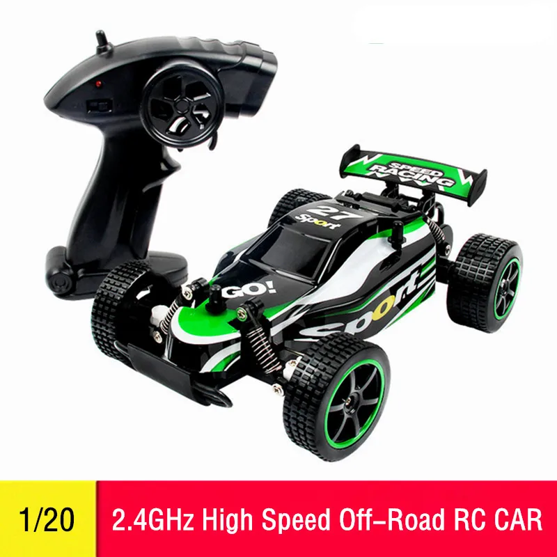 

1/20 RC Car 2.4GHz Electric Remote Control Car High Speed Off-Road Driving Motors Vehicle Model Truck Toys Children Boys Gift