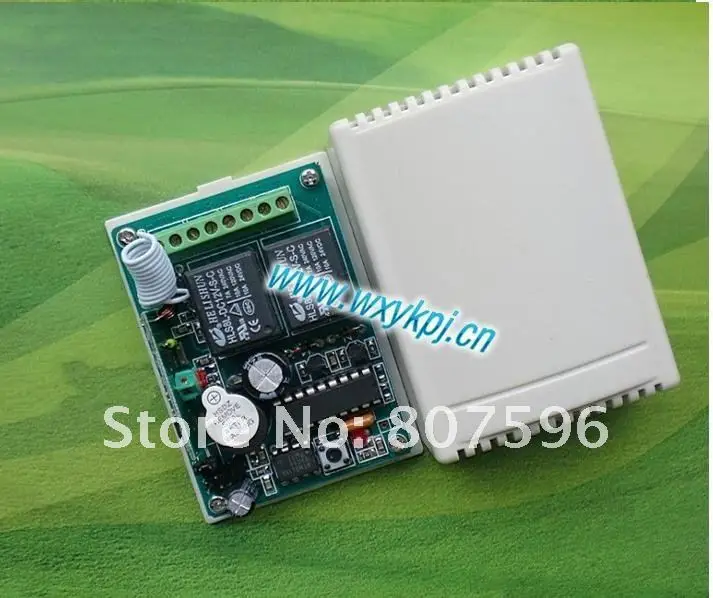 2 CH 433 МГц 315 AC/DC 12V Беспроводной дистанционного Управление переключатель