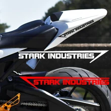 2 шт. 35*4,8 см водонепроницаемые наклейки Stark Industries для мотоциклов виниловые автомобильные аксессуары