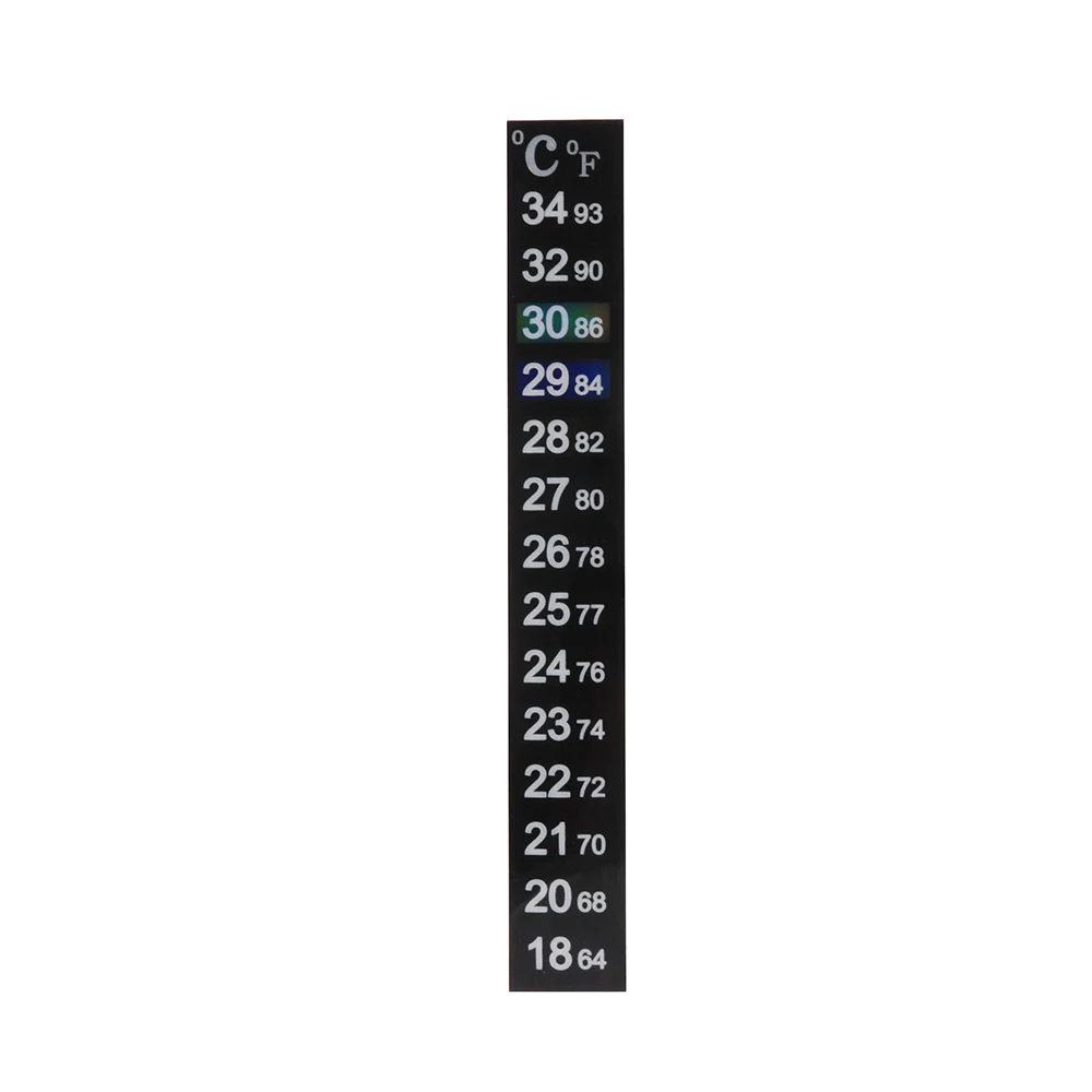 Aquarium Thermochromic Thermometer Temperature Sensing Sticker for Fish Tank Control Accessories Pet Supplies | Дом и сад