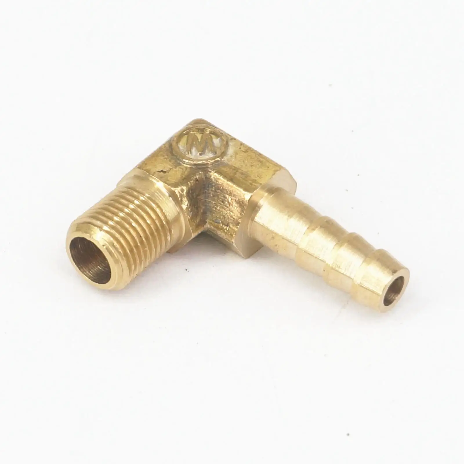 LOT 2 Hose Barb I/D 6mm x 1/8" BSP Male Elbow Brass coupler Splicer Pipe Fitting 