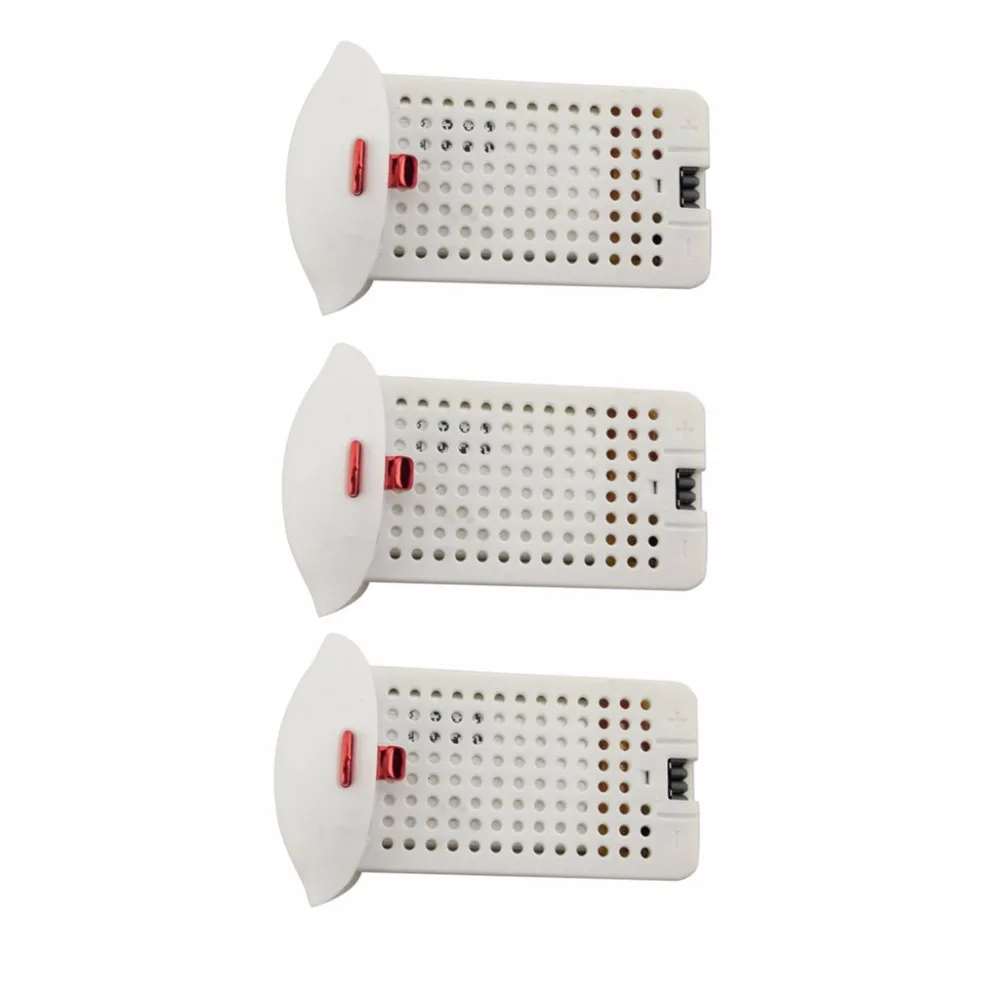 

3PCS 3.7V 500mah Lithium Battery for SYMA X23 X23W Aircraft Parts Drone Spare Parts Battery White