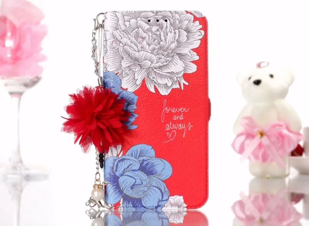 Dower Me Модный цветочный чехол-портмоне с откидной крышкой кожаный чехол-Сумочка чехол с цветочком для samsung Galaxy Note 8 S9/8 Plus S7/6 Edge