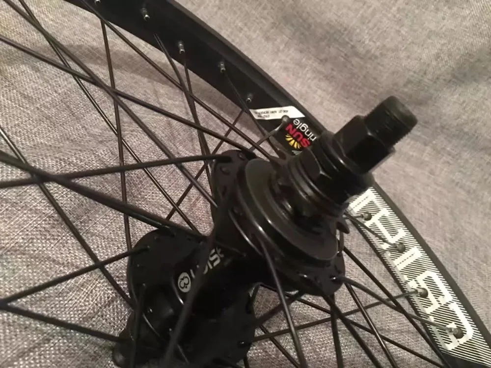 Excellent SUN x Wise BMX wheels  36h ball bearings bmx hubs & double wall bmx rims 1