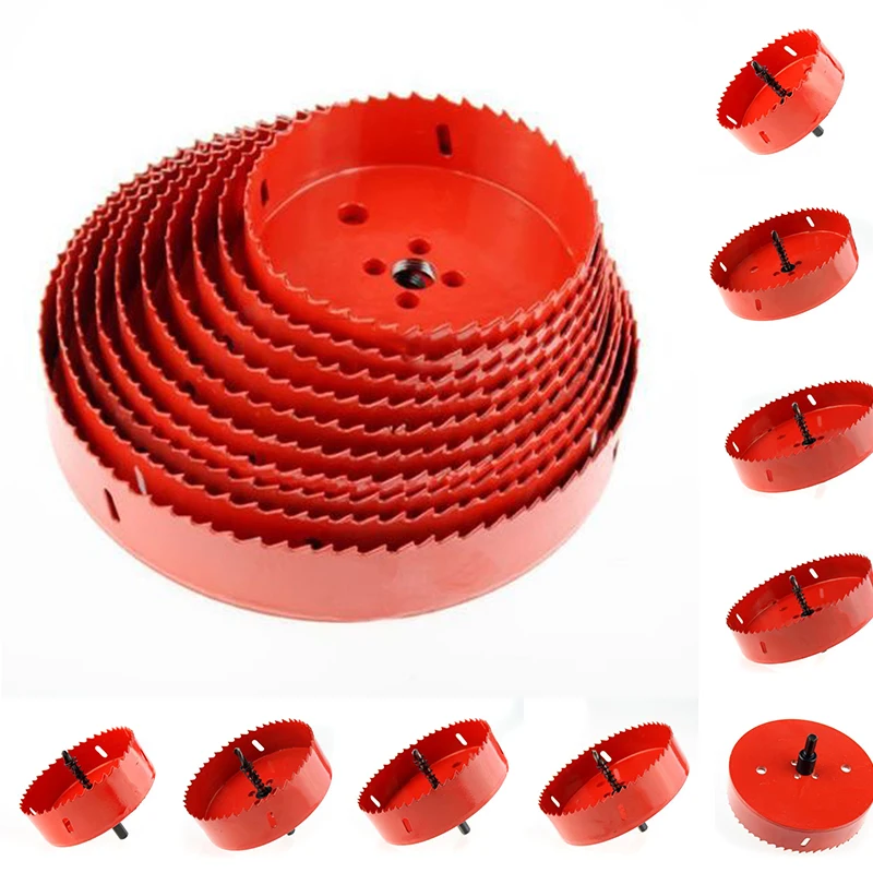 

1Pc 110mm-200mm Metal HSS Hole Saw Cutter Drill Bit for Aluminum Steel Power Tools