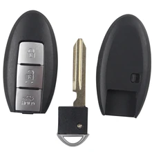 maizhi 3 Buttons for Nissan Teana Keyless Entry Car Key Keyless Remote Smart Key Shell Cover Case Fob Styling