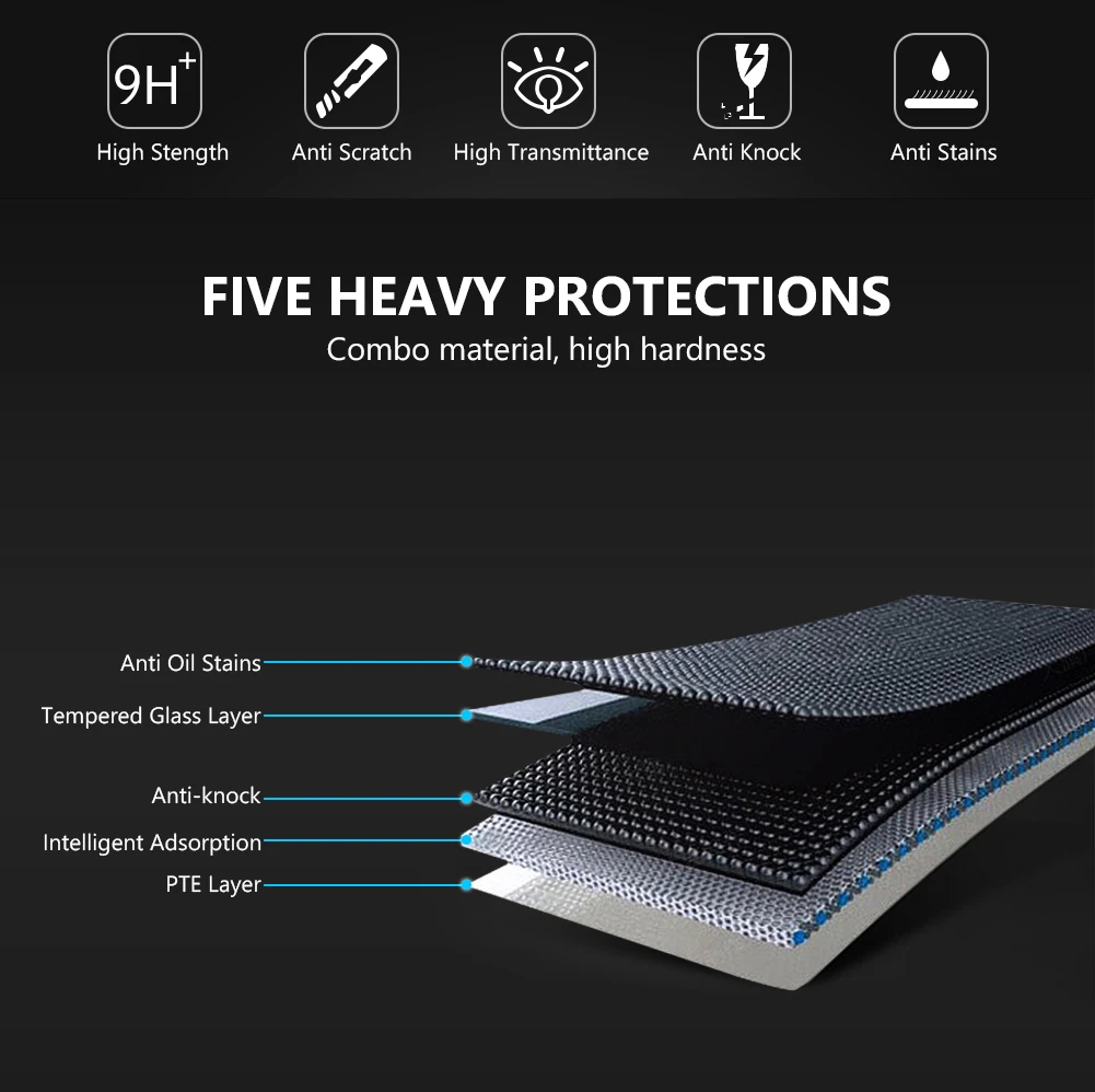 YCDC закаленное Стекло для samsung Galaxy Tab 4 8,0 9,7 10,1 T330 T350 T355 T535 T550 T715 P580 P585 планшет Экран протектор