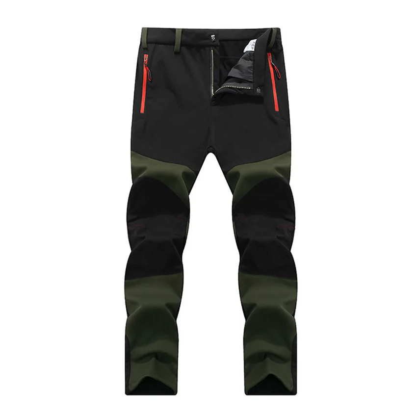 JACKSANQI de invierno Softshell pantalones de esquí al aire libre caliente impermeable Trekking escalada senderismo RA046