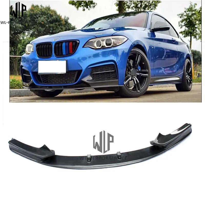 Для BMW 2 серии f22 модифицированный автомобильный комплект кузова BMW F22 M235i карбоновое волокно MP Стиль передняя губка карбоновое волокно Передняя Лопата-UP
