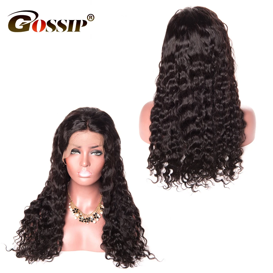  360 Lace Frontal Wig Water Wave Lace Front Human Hair Wigs For Black Women 6 Inch Lace Front Wig Pr
