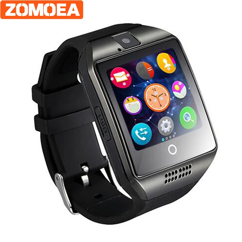 Q18 smart font b watch b font for android support GPRS bluetooth men women sport reloj