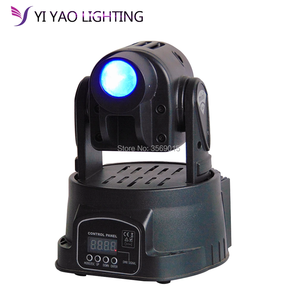 

moving 15w gobo rgb Light led dmx 512 control mini dj diso moving heads