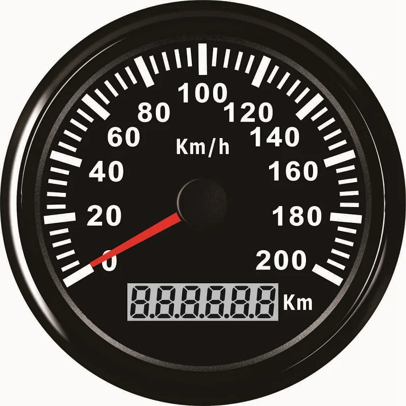 Одометр с красной подсветкой 85 мм GPS 200 км/ч | Автомобили и мотоциклы
