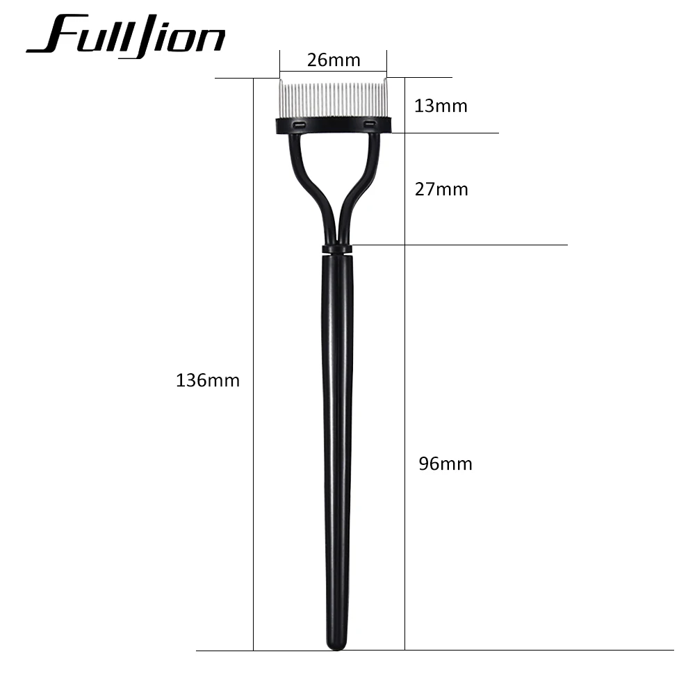 Fulljion 1 шт. Женский гребень для ресниц бигуди кисть тушь направляющий аппликатор