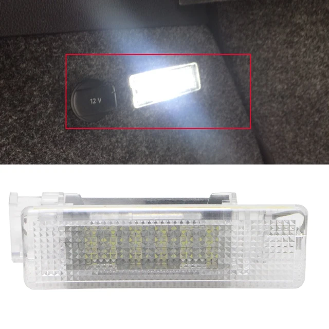 US $6.21 12V 6000K Xenon White LED Interior Lamp Car Trunk Luggage Compartment Light For VW Golf Jetta Passa