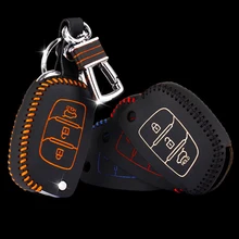 Brand New Высокое качество Натуральная Кожа Дистанционного Управления Ключа Автомобиля Чехол wallet Сумка Чехол Для Серии Hyundai ix35/IX25/I30