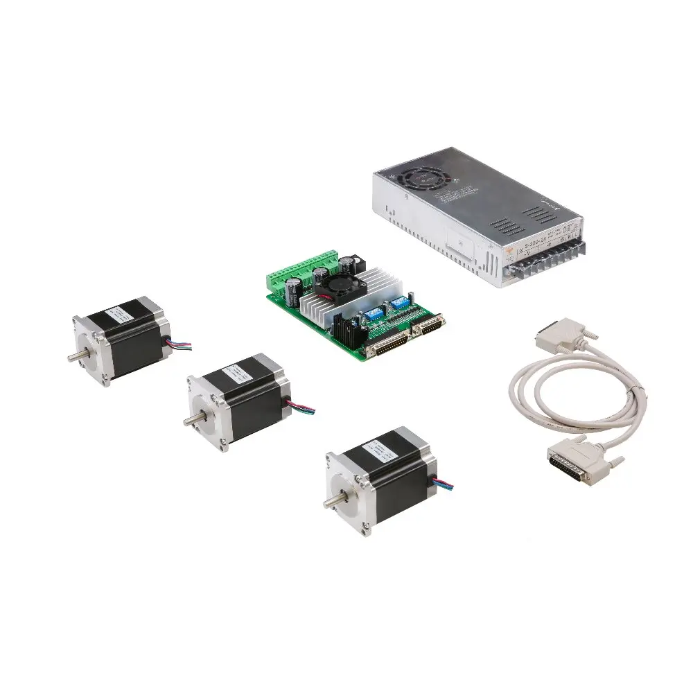 Бесплатная доставка 3 оси Nema23 шаговый двигатель 272oz in 23HS8430/23HS7430 и драйвер платы