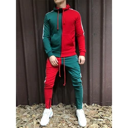 Plus size 3xl Tracksuit Men New Autumn Winter Hoodies Sweatshirt+Drawstring Pants 2 Pieces set Male Patchwork Hoodies Bigsweety Plus size 3xl Tracksuit Men New Autumn Winter Hoodies Sweatshirt+Drawstring Pants 2 Pieces set Male Patchwork Hoodies Bigsweety