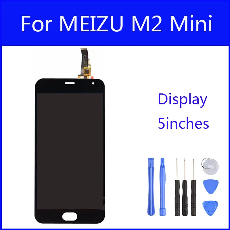 Original LCD For MEIZU M2 Mini Display Screen Digitizer Touch Screen Meiblue M2 Glass Panel 5