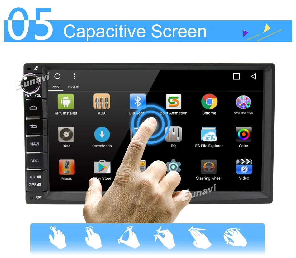 Excellent Eunavi Android 8.1 TDA7851 7 inch Universal Car Audio Stereo GPS Navigation Double 2 Din 1024*600 HD Car Radio Multimedia Player 12 Excellent Eunavi Android 8.1 TDA7851 7 inch Universal Car Audio Stereo GPS Navigation Double 2 Din 1024*600 HD Car Radio Multimedia Player 12