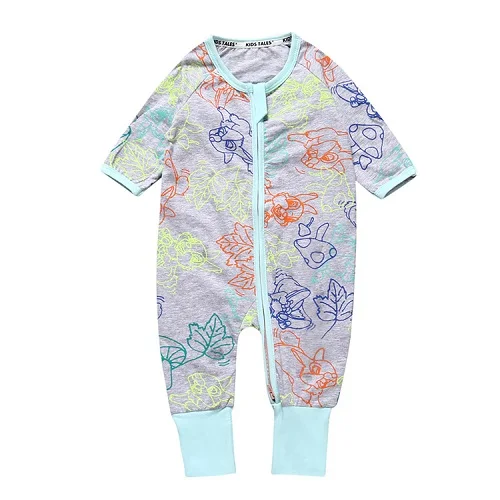 Детские комбинезоны для девочек и мальчиков; комбинезоны для малышей; подарок на день рождения; одежда на молнии; детские пижамы; одежда для крещения; JP-290 - Цвет: as photo