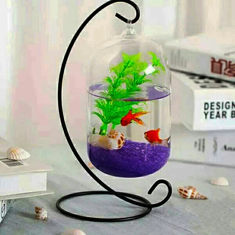 Modern Style Big Size Glass Vase Home Decor Aquarium Suitable Fish Tank