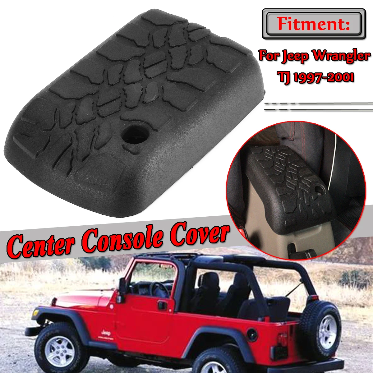 font b Car b font Universal Armrest Covers Center Console Cover For Jeep For Wrangler
