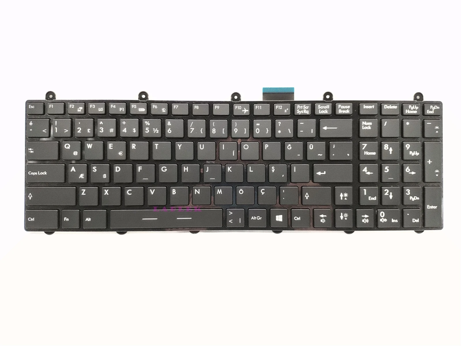 Turkish Klavye Full RGB Clolrful backlit keyboard for MSI GT60/GT70