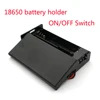 18650 batería de almacenamiento 3,7 V para 2x18650 baterías titular caja contenedor de 2x18650 baterías titular Caja 2 ranuras interruptor ON/OFF ► Foto 1/5
