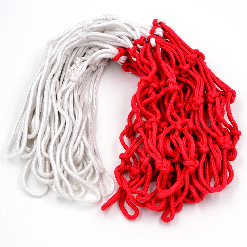 

Durable Basketball Net Standard Nylon Thread Basketball Hoop Mesh Net Backboard Rim Ball Pum Replacement Basketball Net