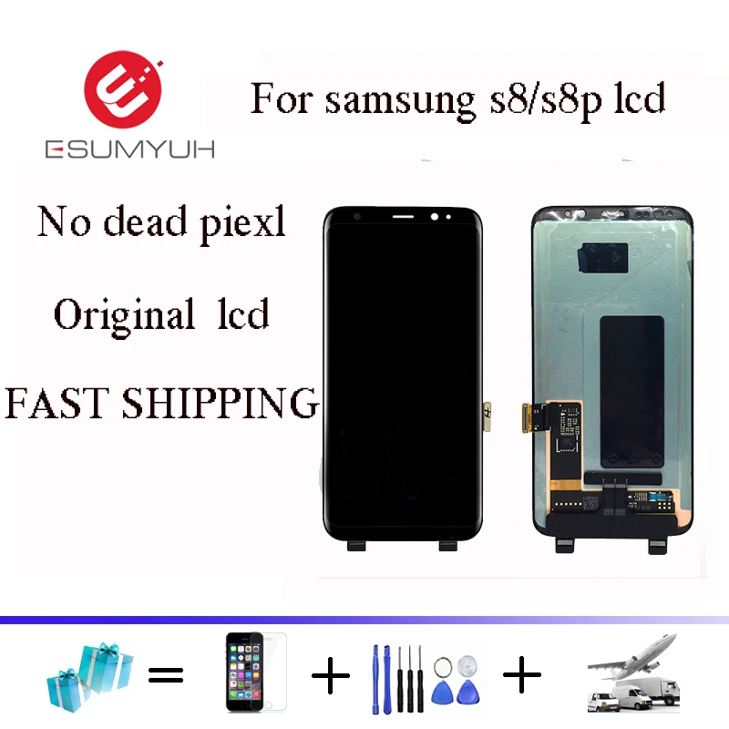 

100% tested Working LCD Screen For Samsung S8 S8 Plus G950 G955 Lcd Display With Touch Screen Digitizer Assembly Phone Part