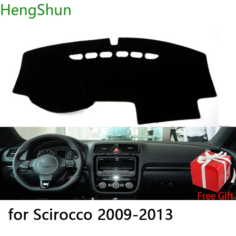 

For Volkswagen Scirocco 2009 2010-2013 Car Styling Dash Mat Dashmat Dashboard Sticker Cover Sun Shade Dash Board Cover Carpet