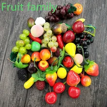 10 шт. мини моделирование фрукт из пенопласта и овощей искусственные кухонные игрушки для детей ролевые игры игрушки