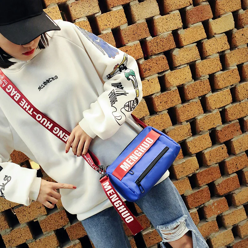 New 6 Colors Hot Ribbon Small Shoulder Crossbody Bags Designer Brand Ladies Clutch Hand Bags Nylon Leisure Women Messenger Bags (26)