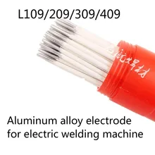 Diâmetro de 3.2mm l109/209/309/409, material de haste de solda de eletrodos de liga de alumínio para máquina de solda elétrica com 10 peças