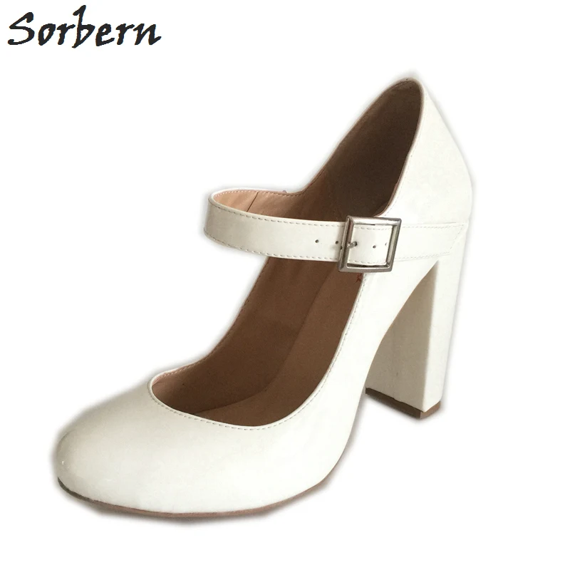 block heel mary jane pump