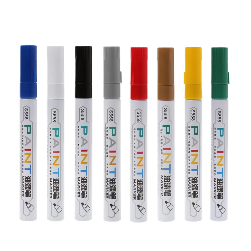 

Waterproof Permanent Paint Marker Pen Tire Metal Outdoor Marking Oil-Ink Pens
