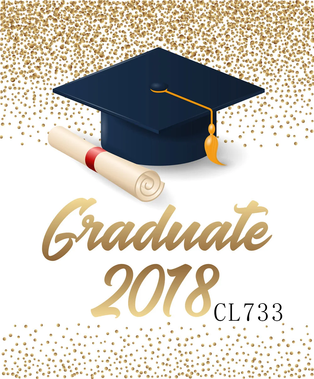 

LB vinyl Graduation With Hat And Diploma Scroll Graduate Template Background Backdrop Photography Props Studio Photo