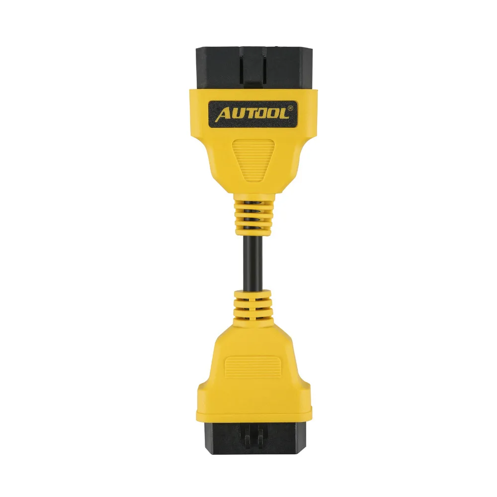 Автомобильный Удлинительный кабель AUTOOL OBD 2 II автомобильный адаптер 16pin провод OBD2