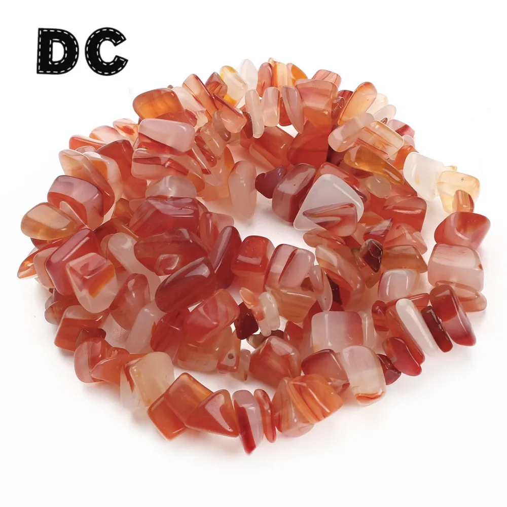 

DC 1Strand Approx.80cm/31.5" 8-18mm Loose Natural Red Bead Stone Beads Semi Precious Stones for Women Men Necklace Jewelry DIY