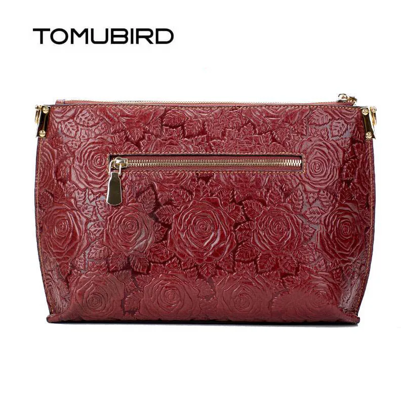 Сумка мессенджер TOMUBIRD с тиснением из натуральной кожи 2020|bag woven|bag bikebag hand bag |