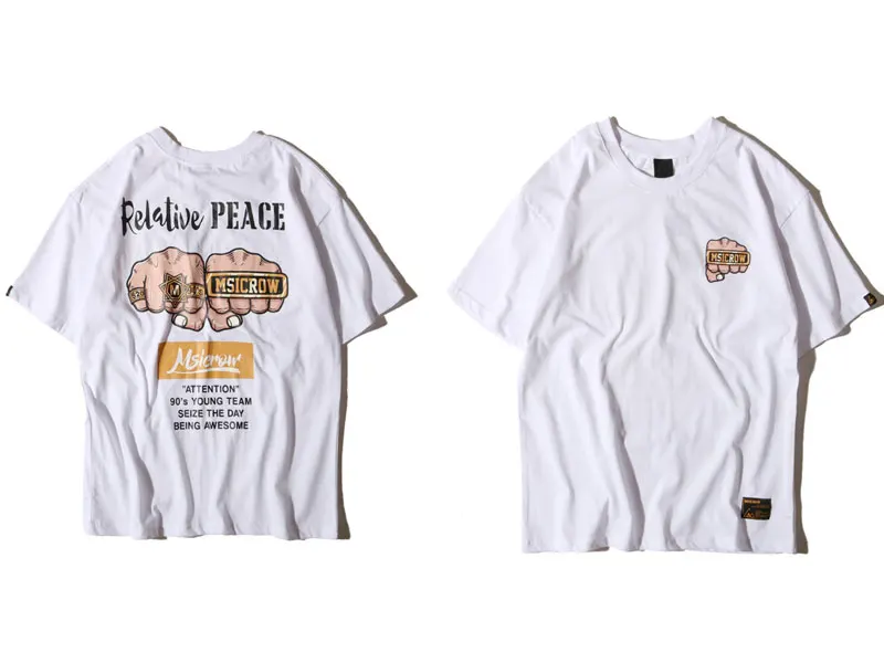Power Fist Printed T-Shirts 1