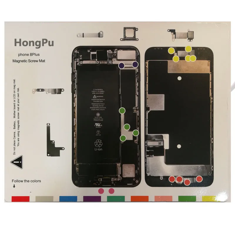 16pcs/lot Magnetic Screw Mat for iPhone 11 XS MAX