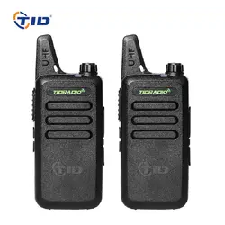 2 шт. Мини Walkie talkie TD-M8 16CH UHF 400-470 MHz радиостанции двусторонней радиосвязи Портативный Любительское радио CB для детей порт